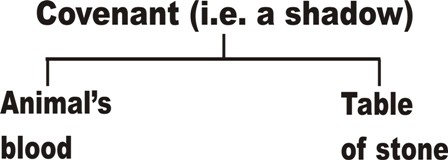 covenant (i.e. a shadow)